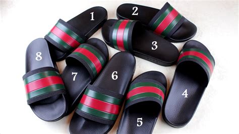 gucci flip flops mens fake|Gucci slides cheap real.